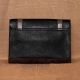 Handcrafted Charcoal Black Currant Sleeves Pouches Leather Modern
